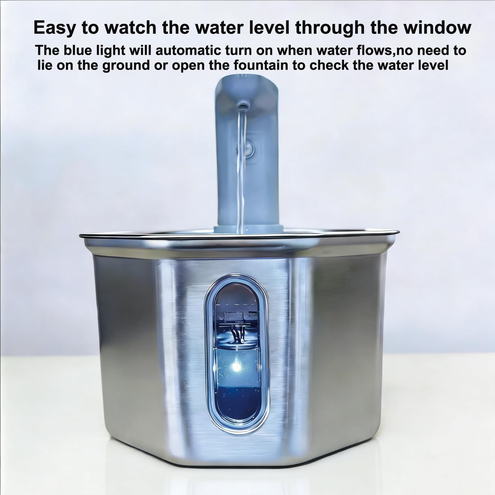 SROIVT 5-layer filter system close-up highlighting clean, fresh water.