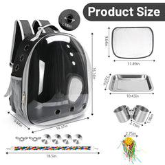 SSAWcasa bird backpack side-entrance enables easy access during trips