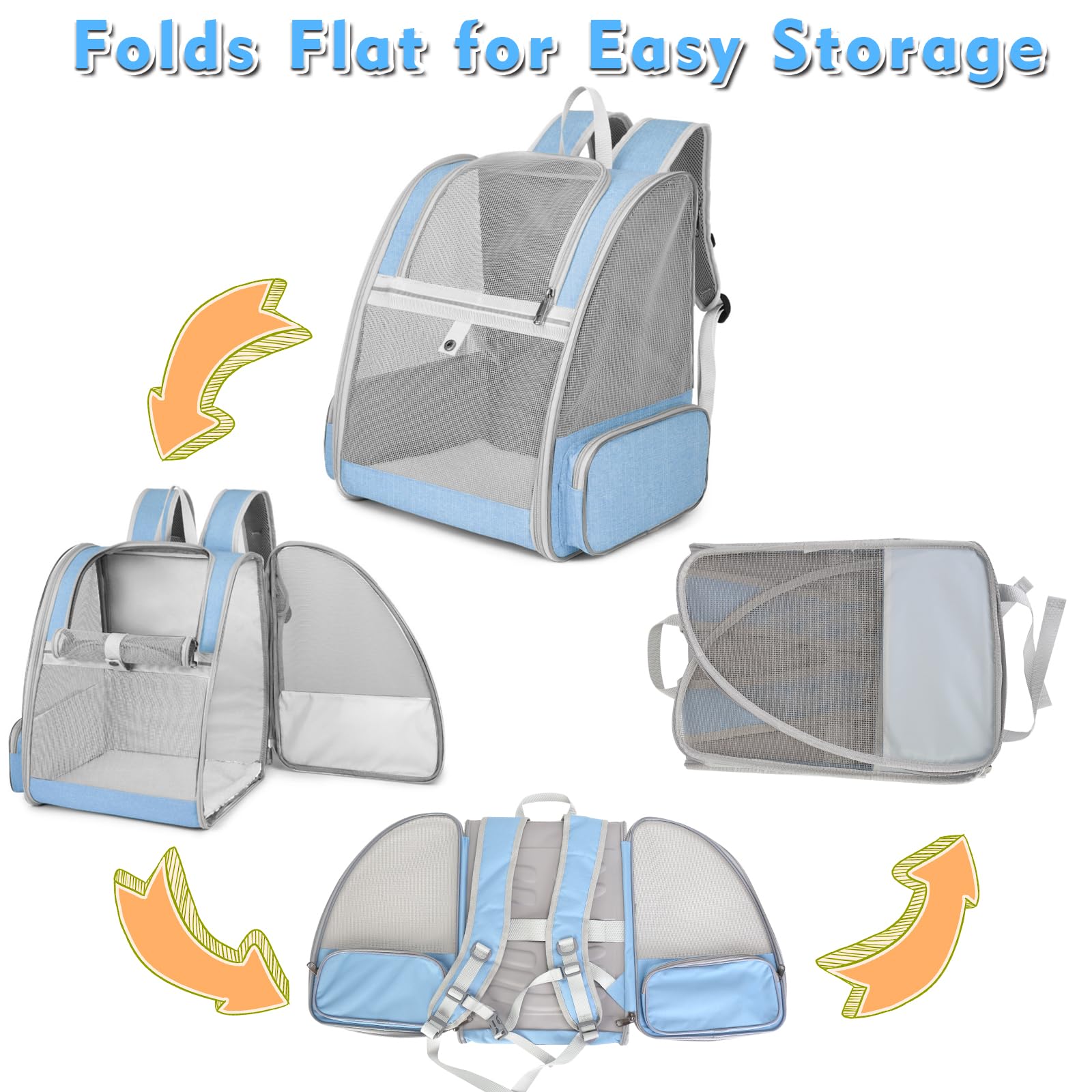 Foldable design for compact storage after use.