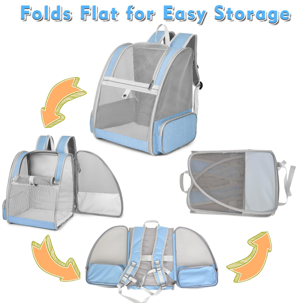 Foldable design for compact storage after use.