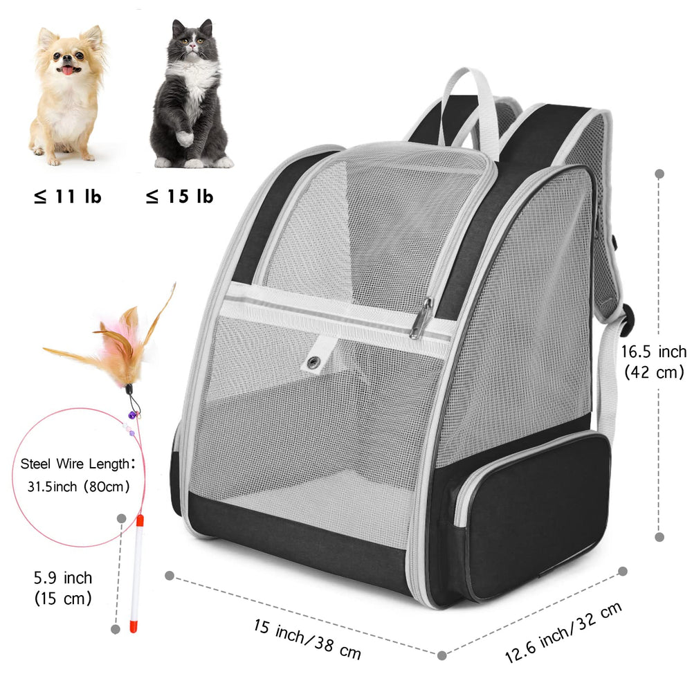 SSAWcasa cat backpack carrier foldable design for compact storage