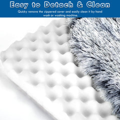 SSAWcasa non-slip bottom keeps the bed in place on smooth floors.