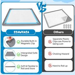 SSAWcasa silicone tray is durable, non-toxic, and odorless for daily use.