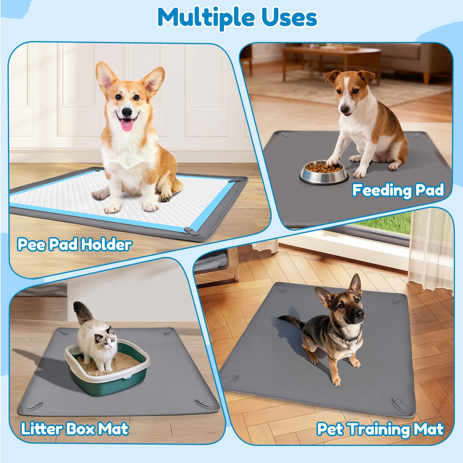 SSAWcasa multipurpose mat doubles as a feeding mat or crate liner.