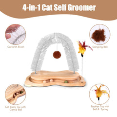 SSAWcasa spring feather toy with bell sparks playful hunting instincts