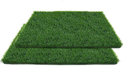 SSRIVER artificial grass dog pee tray 2-pack for indoor potty training
