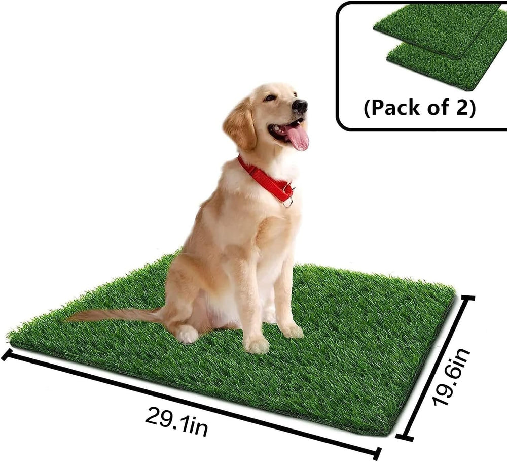 SSRIVER dog grass mat soft and durable for easy cleaning after potty sessions