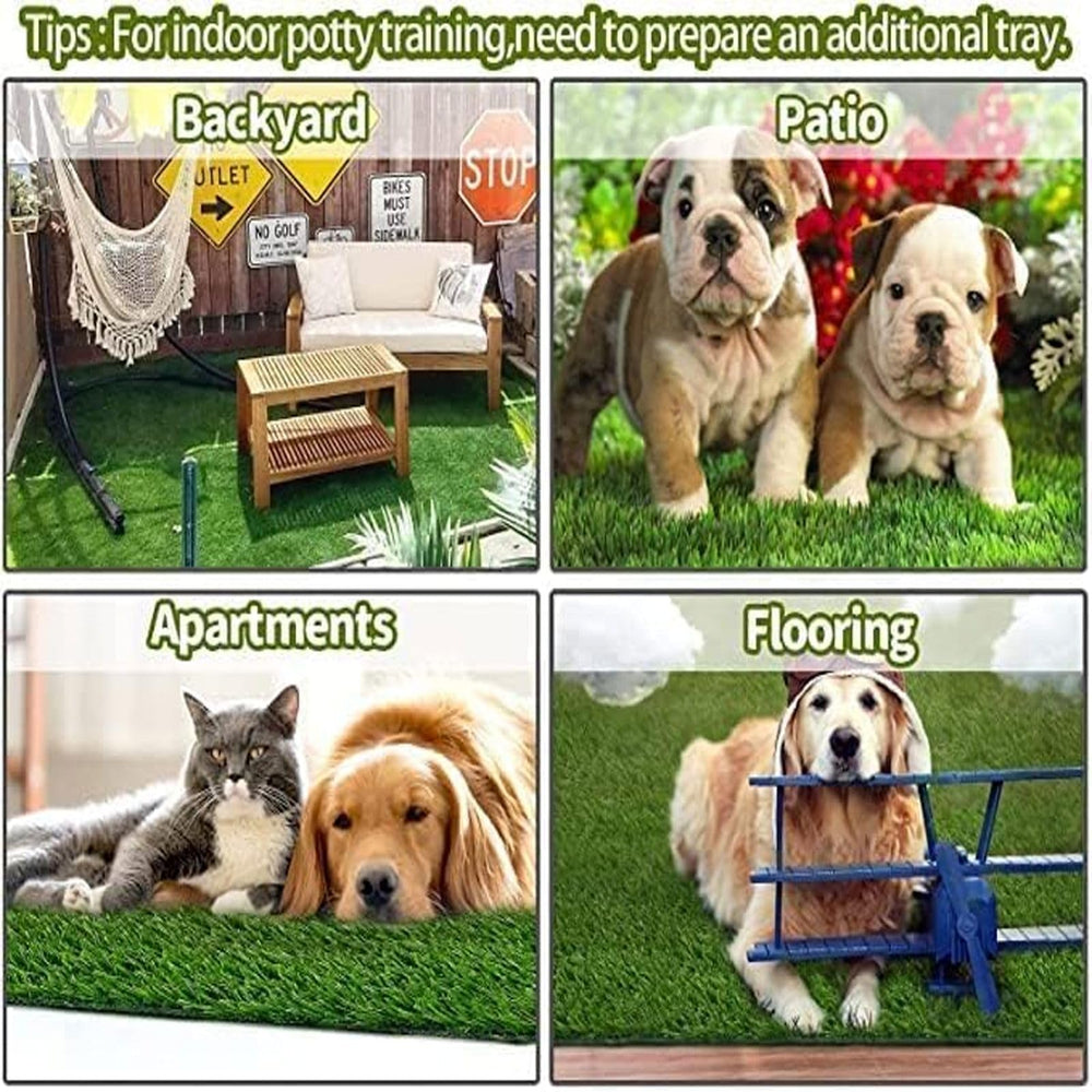 SSRIVER dog grass pad indoor outdoor versatility for apartments and balconies