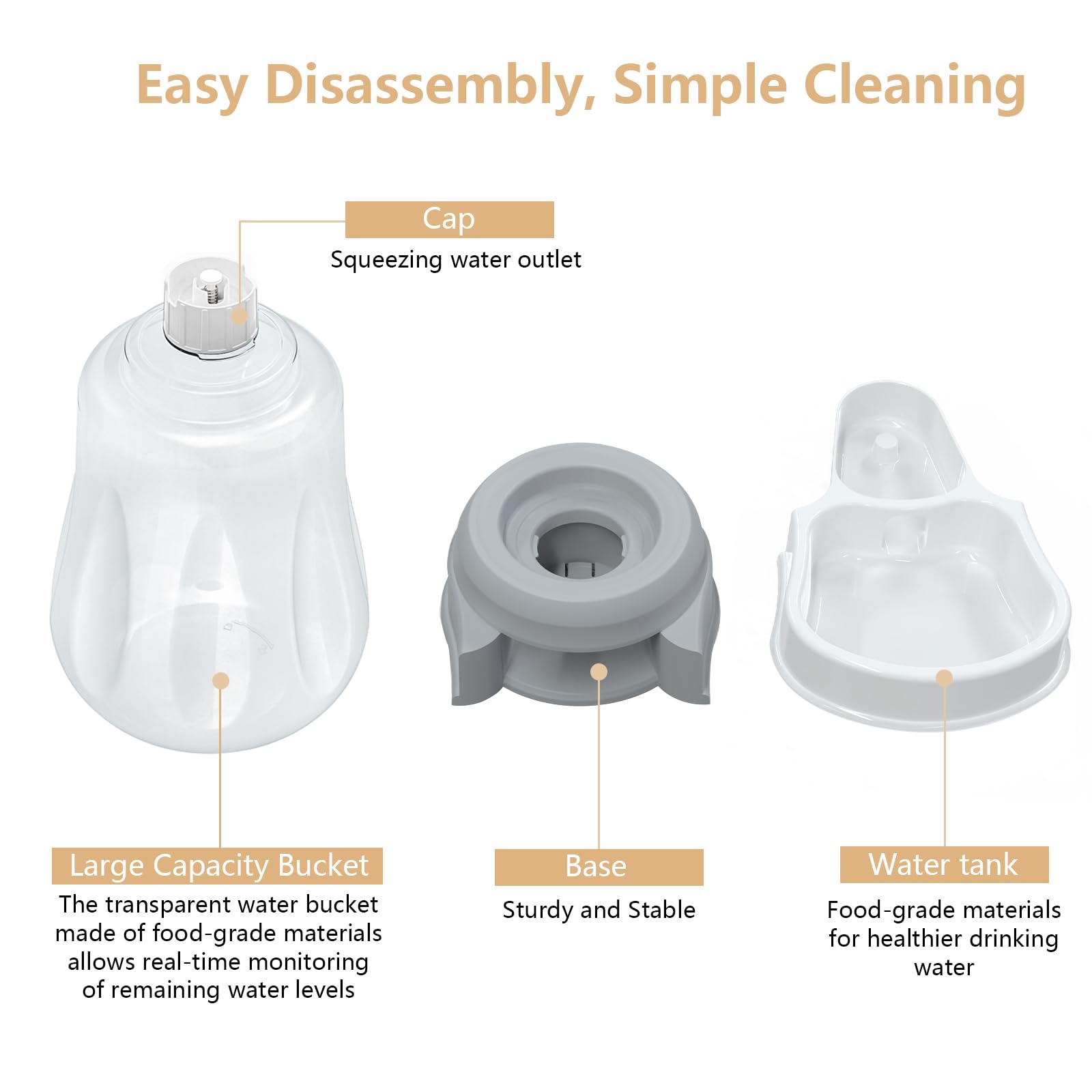 STALTWO BPA-free materials ensure safe, healthy drinking for pets