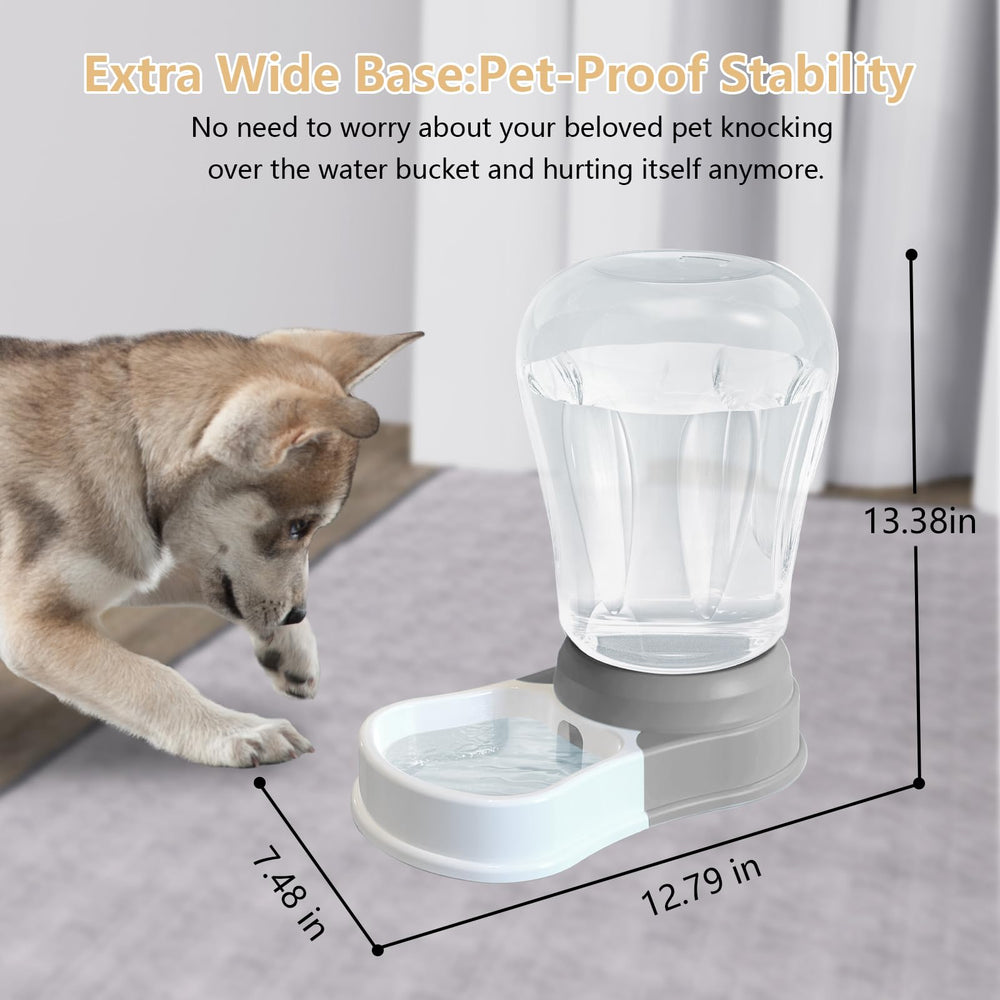 STALTWO gravity-fed system provides a steady water flow for multiple pets
