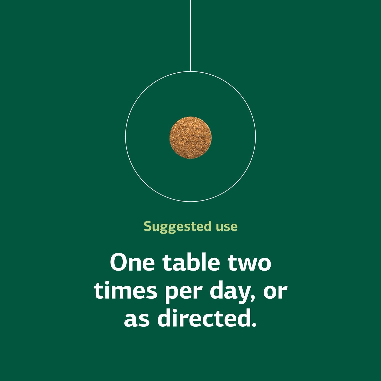 Twice-daily tablet regimen visual for easy integration into cat care.