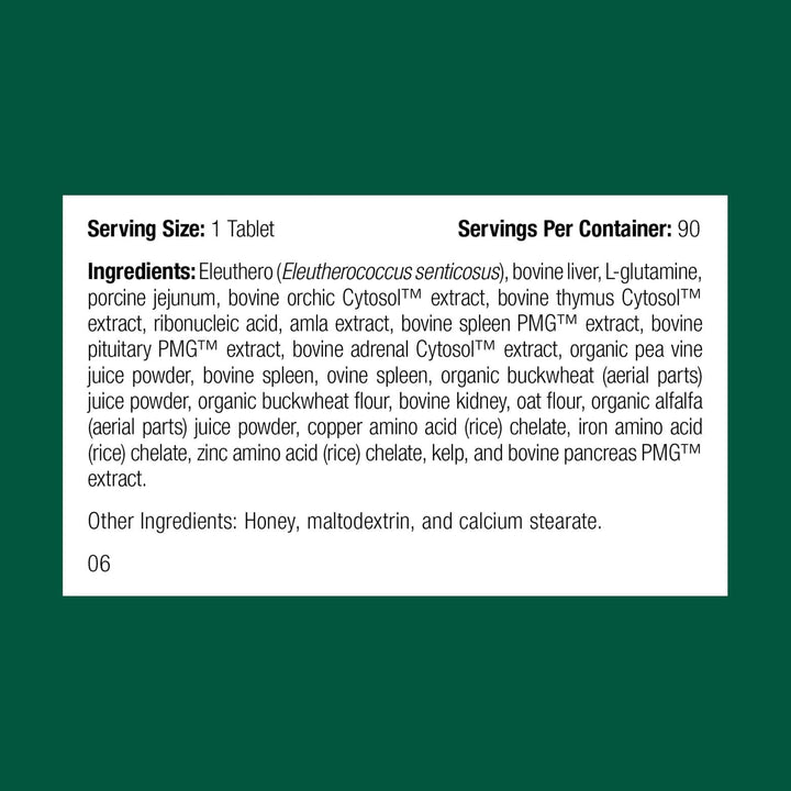Standard Process Feline Immune System tablets close-up for a simple twice-daily dose.