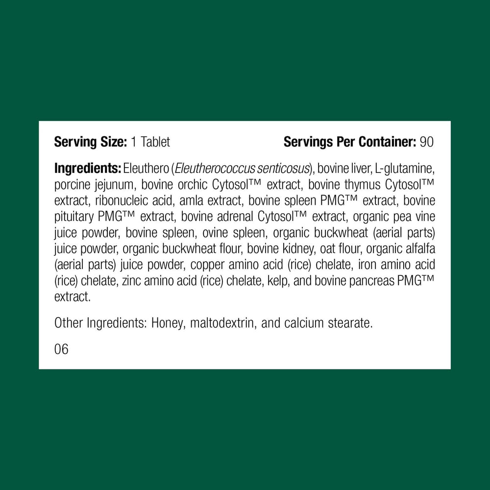 Standard Process Feline Immune System tablets close-up for a simple twice-daily dose.