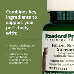 Tablets mixed into food for easy dosing with Standard Process Renal Support.