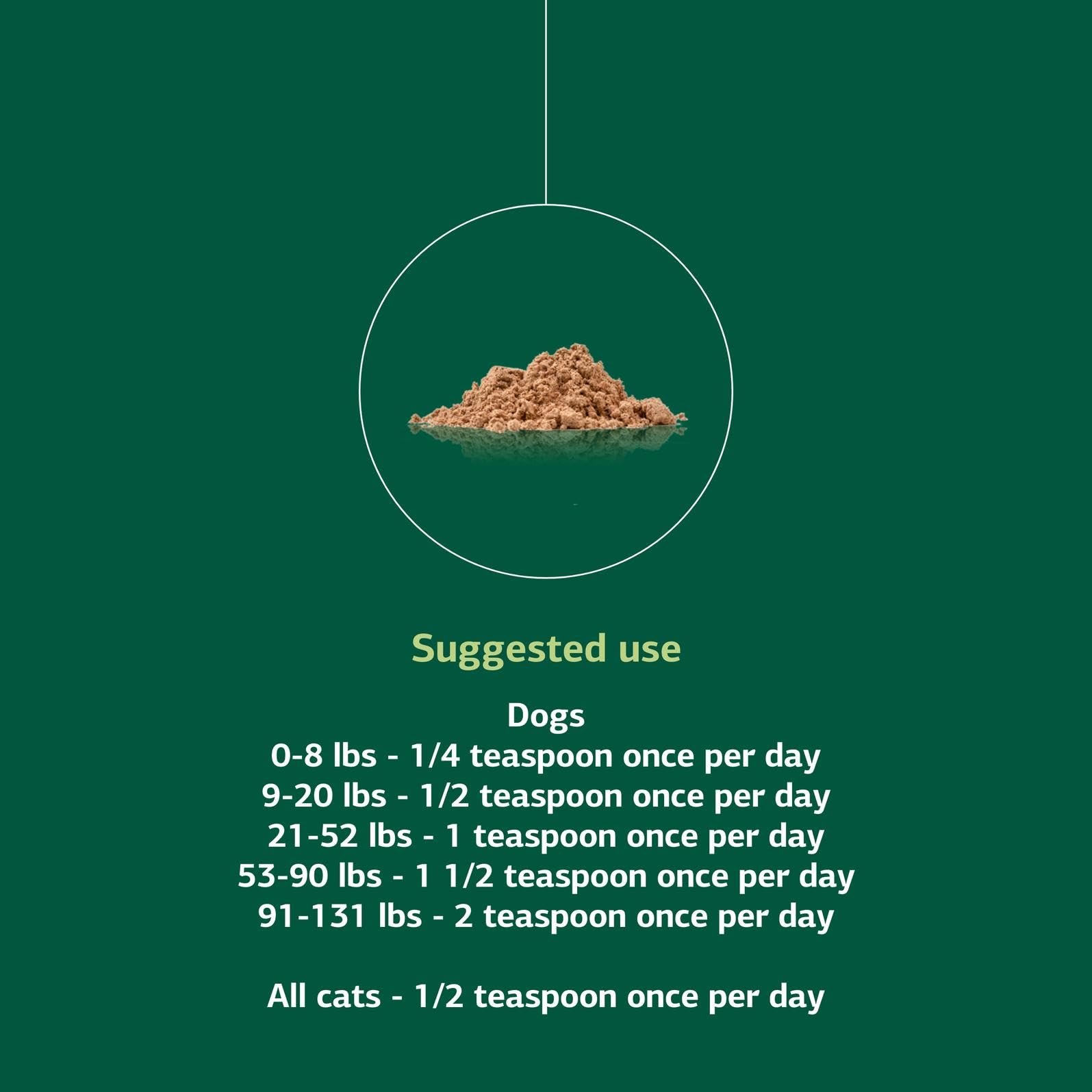 Standard Process Immune-support serving bowl for dogs and cats in use.