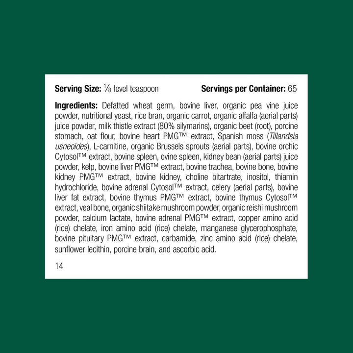 Standard Process Inc. canine multisystem powder scoop for simple daily dosing