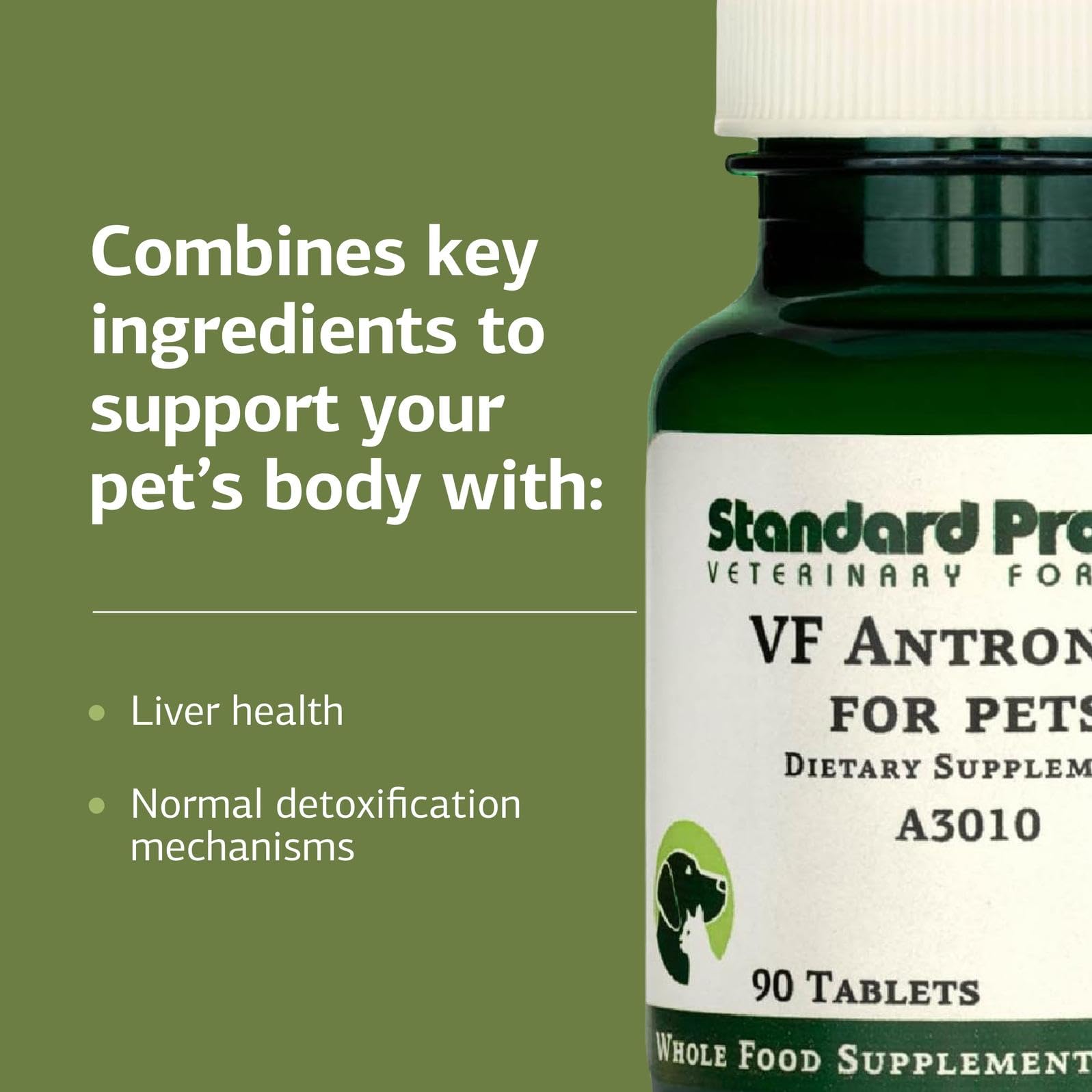 VF Antronex for Pets dog dosing guide with tablet for dosing flexibility