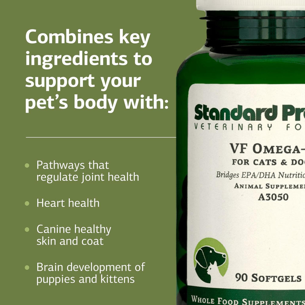 Anchovy and sardine oil emphasis in VF Omega-3 packaging