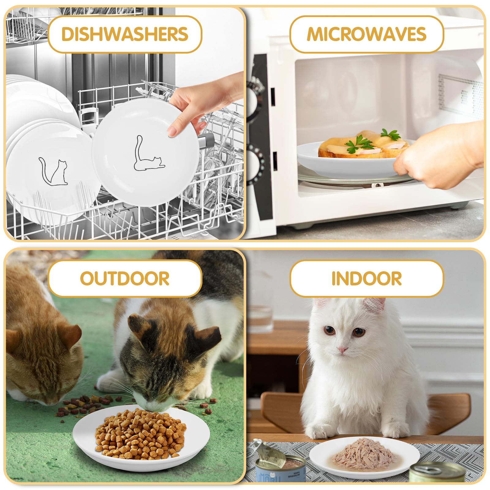 STAOVA versatile bowls suitable for wet and dry food and water.