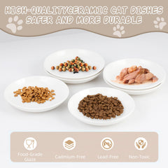 STAOVA ceramic bowl with smooth glaze promotes safe feeding and easy cleaning.