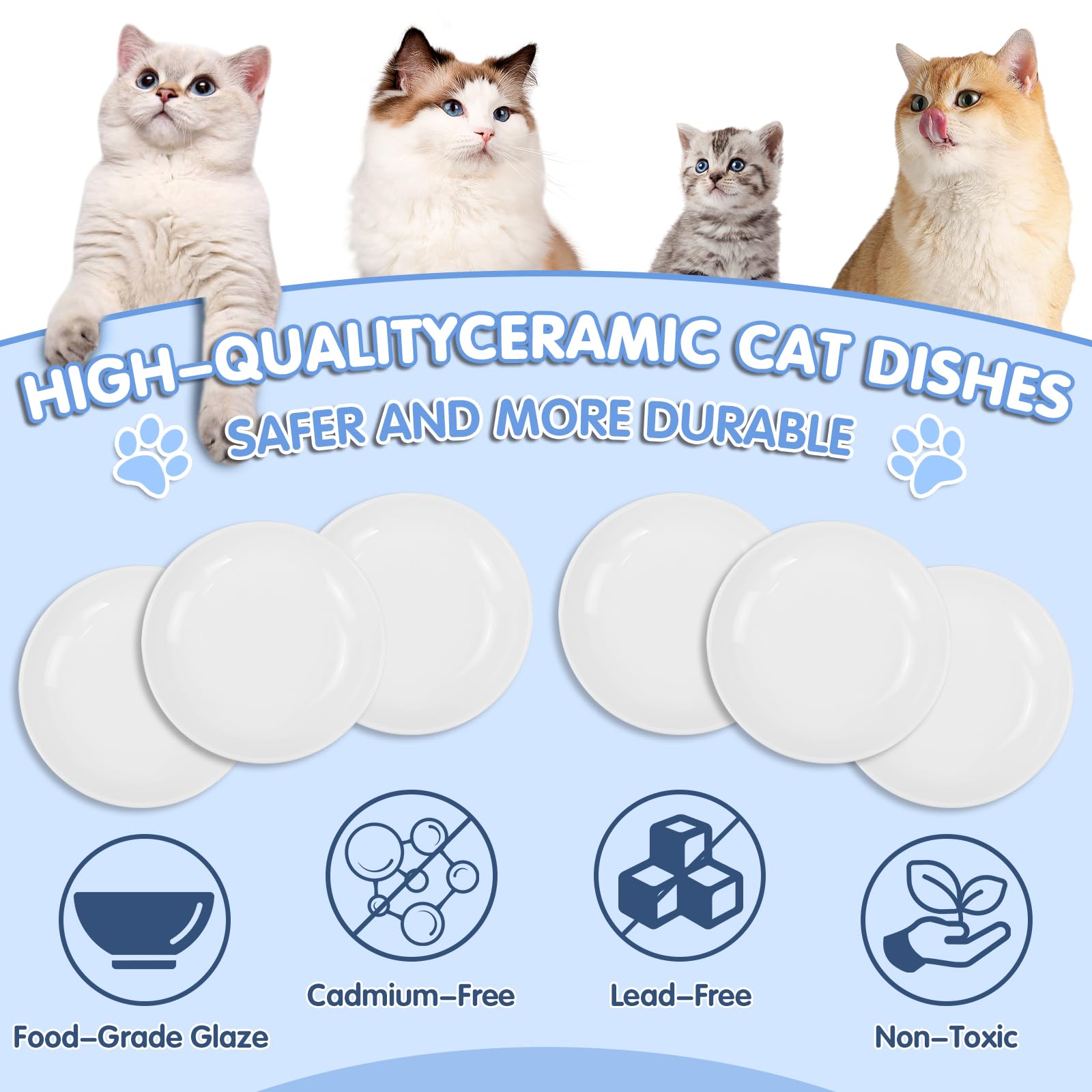 STAOVA fishbone pattern bowls serve wet or dry food with style.