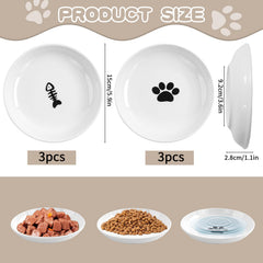 STAOVA paw-pattern cat bowls catch the eye and invite meals.