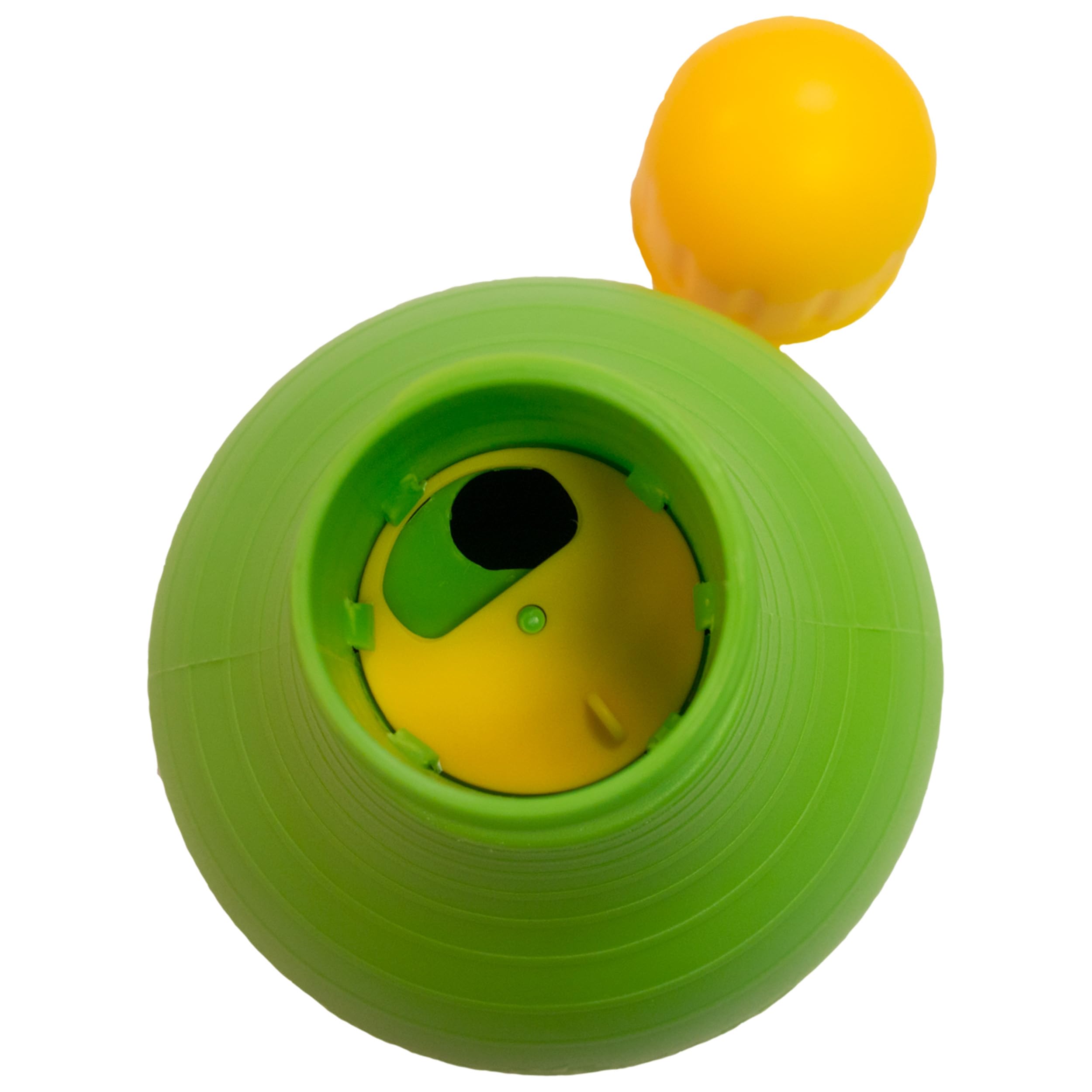Starmark Bob-a-Lot toy's weighted bottom wobble for engaging play.