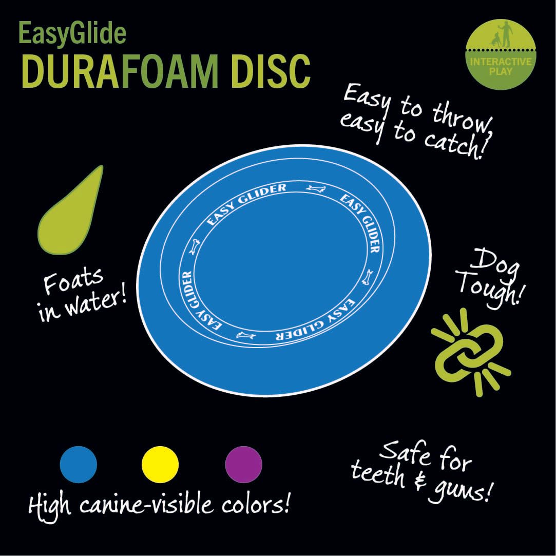 Starmark Easy Glide disc in purple, appealing color for outdoor games.