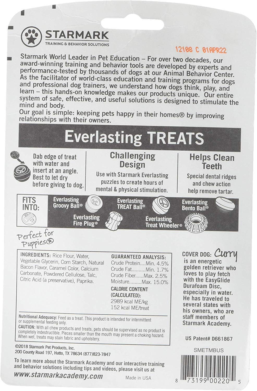 Starmark Everlasting Bacon Medium in-ball demonstrates interactive play