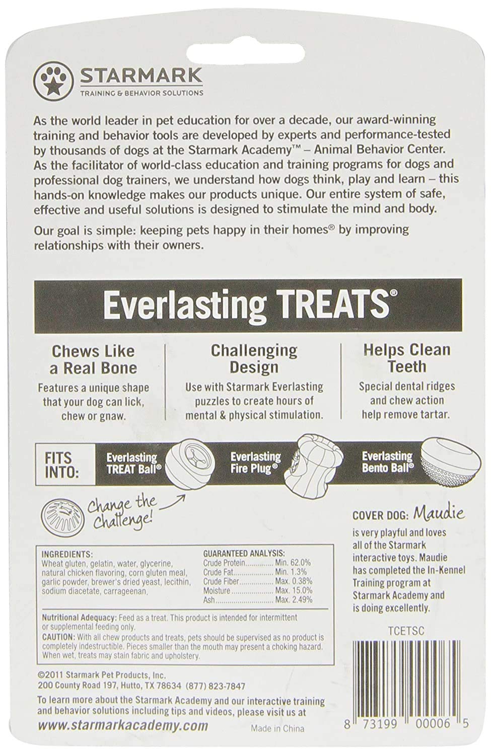 Starmark Everlasting Treats dental chews dog-chewing action with satisfying texture