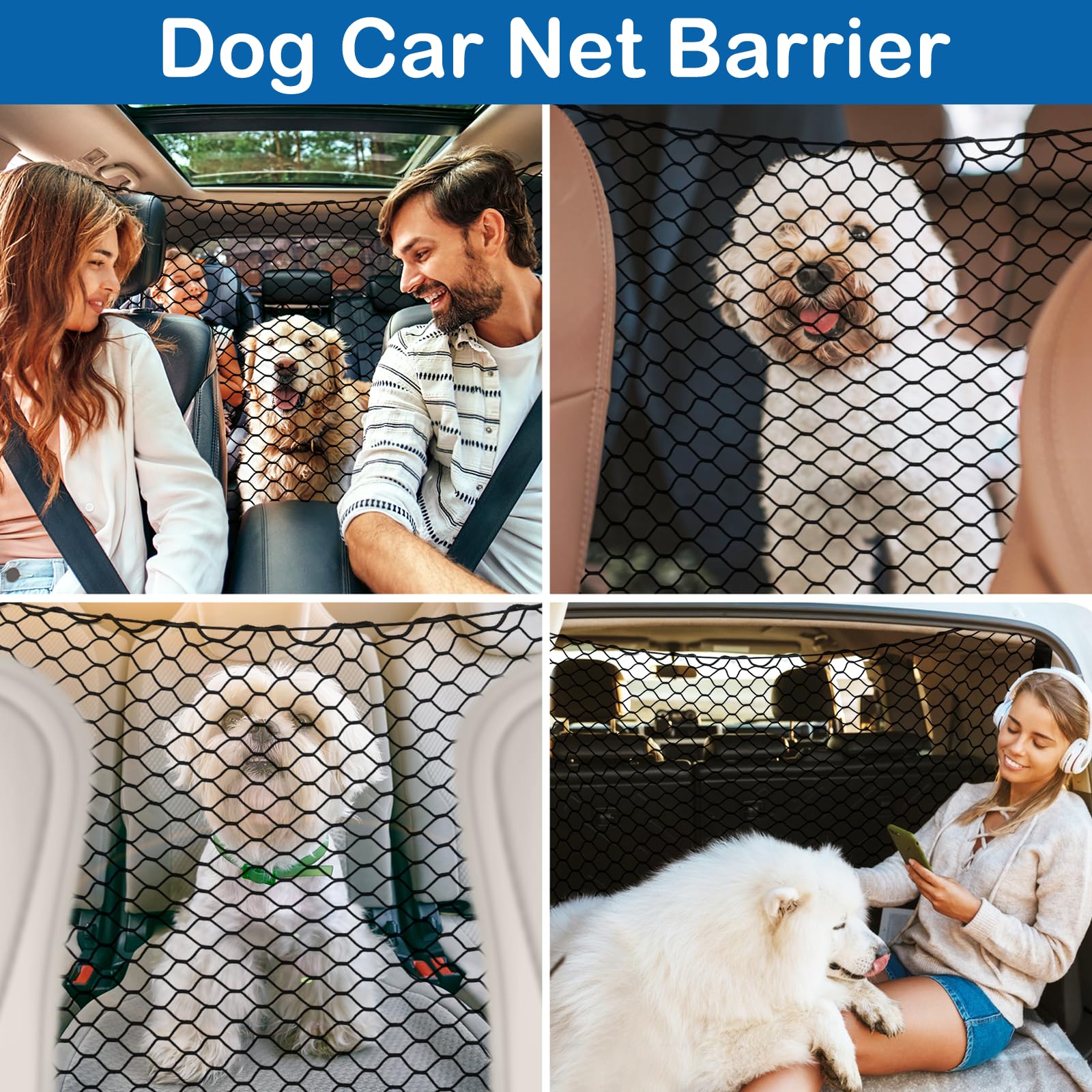 STARROAD-TIM polyester mesh resists claws and interior wear.
