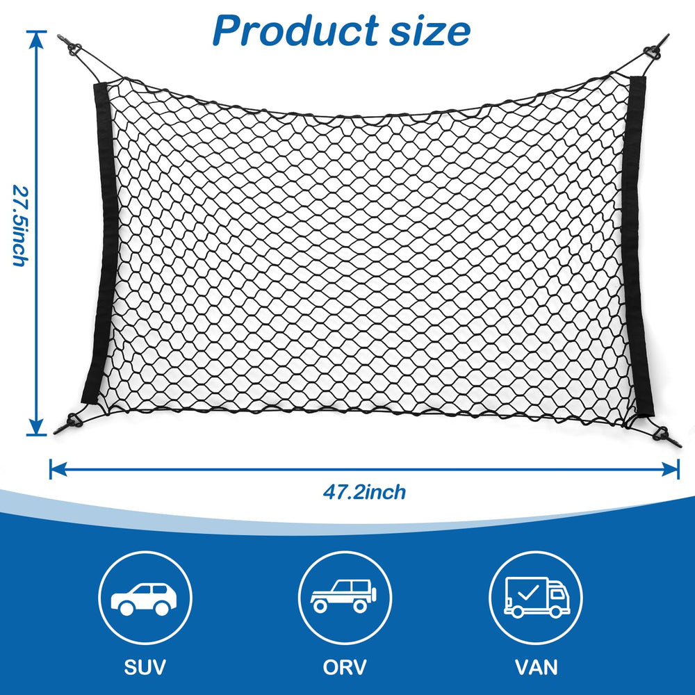 STARROAD-TIM dog car barrier net trunk partition secures cargo during trips.