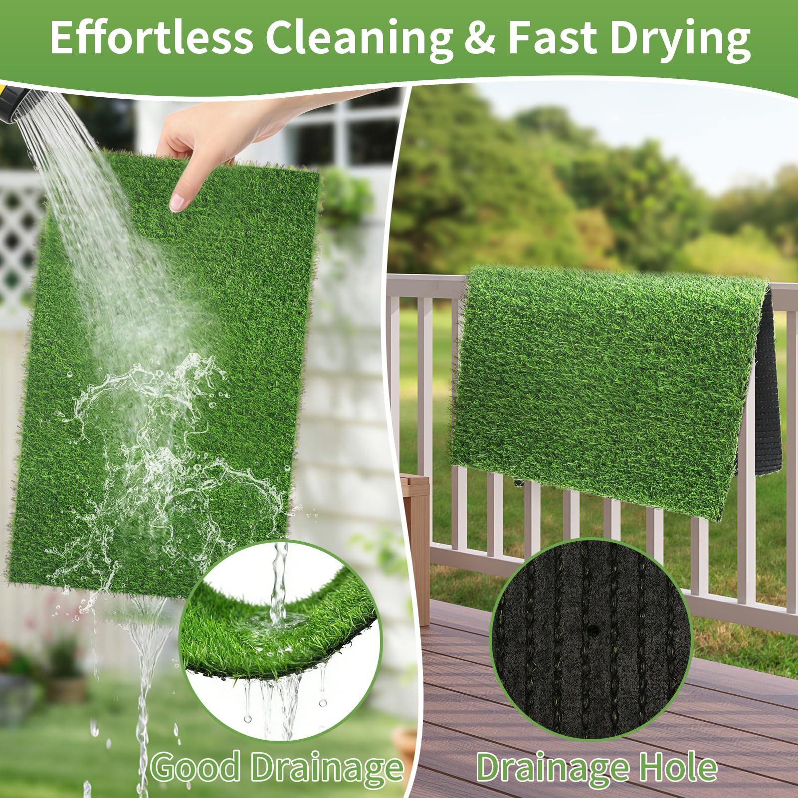 STARROAD-TIM UV-resistant puppy grass for durable indoor outdoor use.