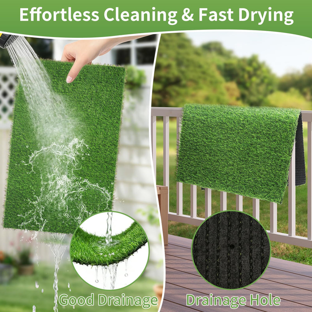 STARROAD-TIM UV-resistant puppy grass for durable indoor outdoor use.
