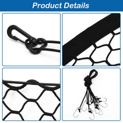 STARROAD-TIM mesh car divider maintains visibility while separating pets.