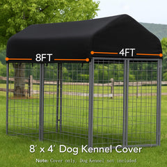 STAYDEN kennel cover waterproof strip detail shows leak-preventing seam