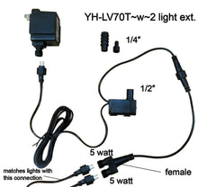 STAZKO yuanhua-lv70t transformer-equipped pump supports easy lighting reuse.
