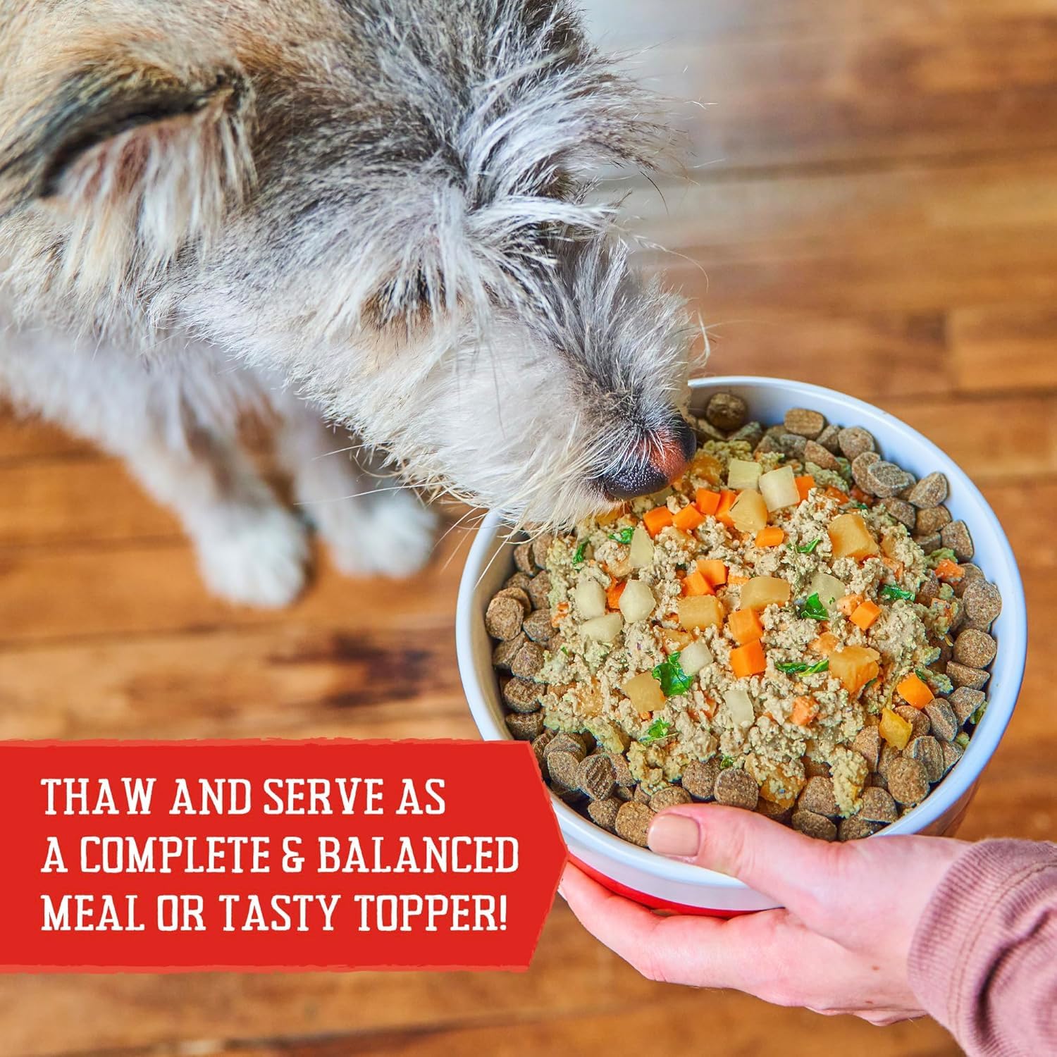 Stella & Chewy's Beefy-Licious grain-free recipe in a bowl
