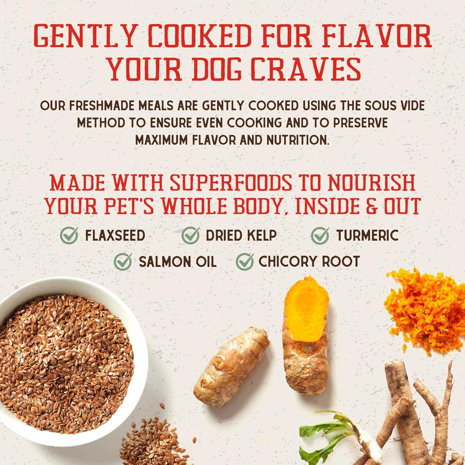 Stella & Chewy's Beefy-Licious ingredients close-up with grass-fed beef