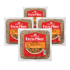 Stella & Chewy's Beefy-Licious pouch front showing grain-free beef meal