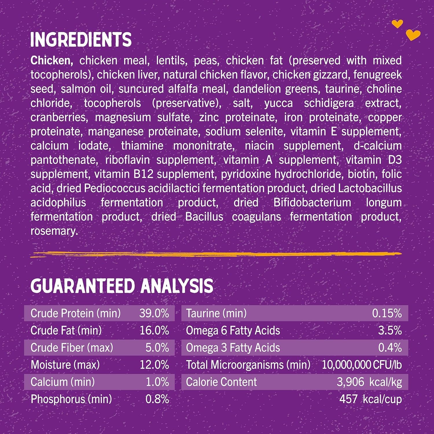 Cage-free chicken ingredient provides protein-rich nutrition in Stella & Chewy's kibble.