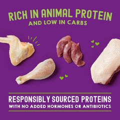 Stella & Chewy's Carnivore Cravings grain-free-formula supports digestion and coat quality