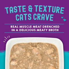 Stella & Chewy's Carnivore Cravings pouch tender meat close-up appeals to cautious eaters.