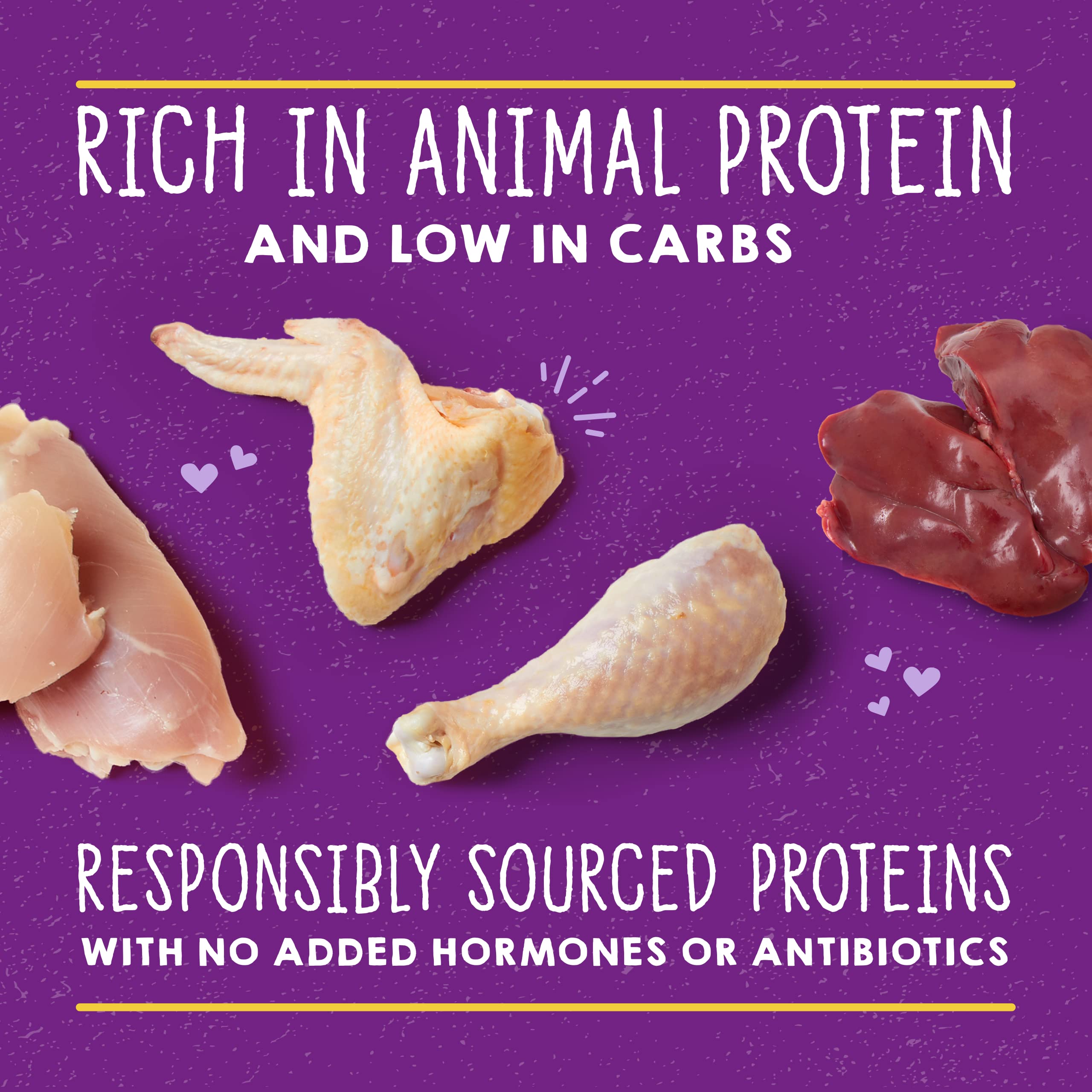 Stella & Chewy's Carnivore Cravings Purrfect Paté serving idea promotes moisture and palatability.