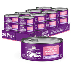 Stella & Chewy's Carnivore Cravings case of cans for protein-rich feline meals.
