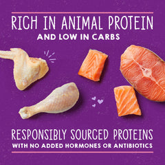 Stella & Chewy's Carnivore Cravings Savory Shreds can serve as a complete meal or topper.