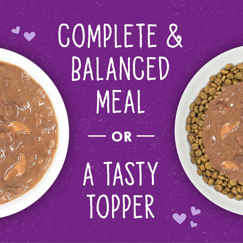 Stella & Chewy's Carnivore Cravings Savory Shreds highlights wild-caught tuna and mackerel ingredients.