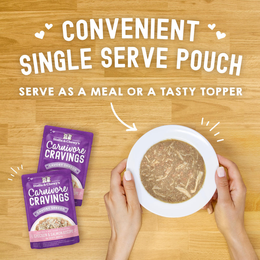 Stella & Chewy's Carnivore Cravings topper idea to boost dry food appeal.