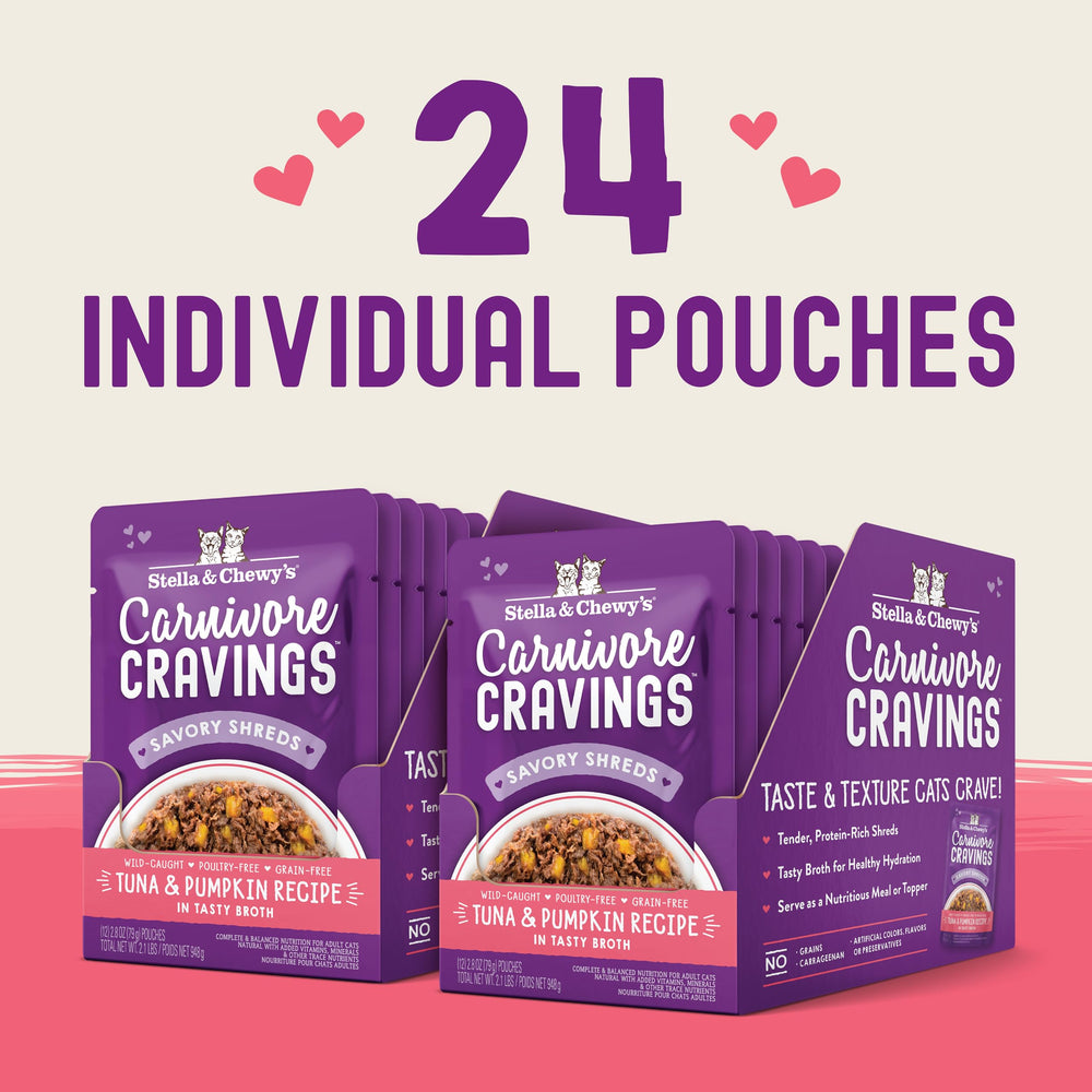 Stella and Chewy's Carnivore Cravings high-protein formula supports overall wellness.