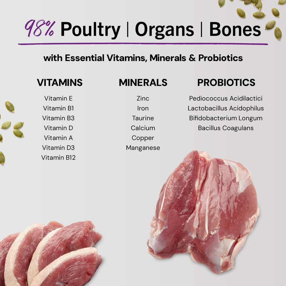Freeze-dried texture preserves nutrients and aroma for a satisfying meal.